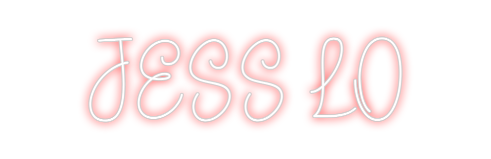 Create your Neon Sign JESS LO