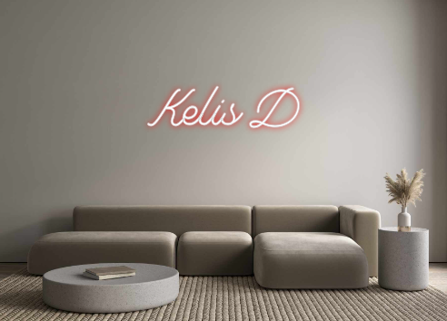 Create your Neon Sign Kelis D