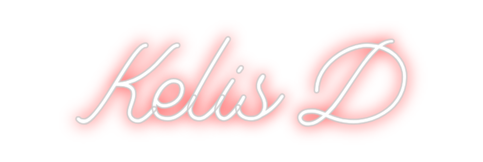 Create your Neon Sign Kelis D