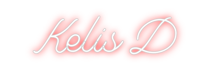 Create your Neon Sign Kelis D