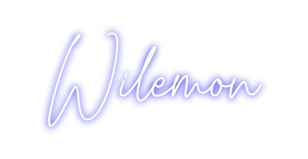 Create your Neon Sign Wilemon