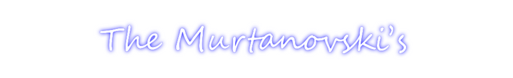 Create your Neon Sign The Murtanovs...