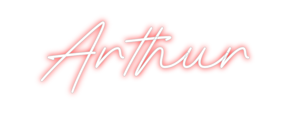 Create your Neon Sign Arthur