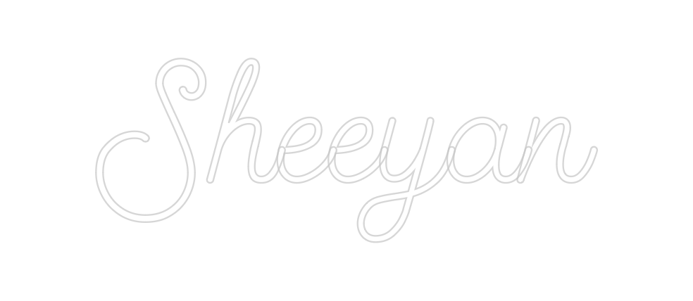 Create your Neon Sign Sheeyan