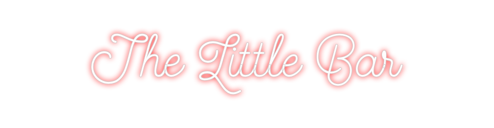 Create your Neon Sign The Little Bar