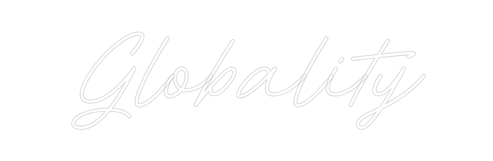 Create your Neon Sign Globality