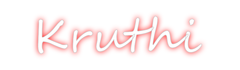 Create your Neon Sign Kruthi
