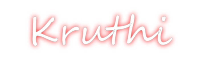 Create your Neon Sign Kruthi