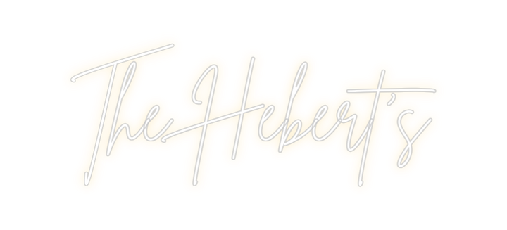 Create your Neon Sign The Hebert's