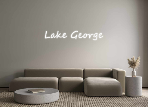 Create your Neon Sign Lake George