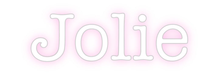 Create your Neon Sign Jolie