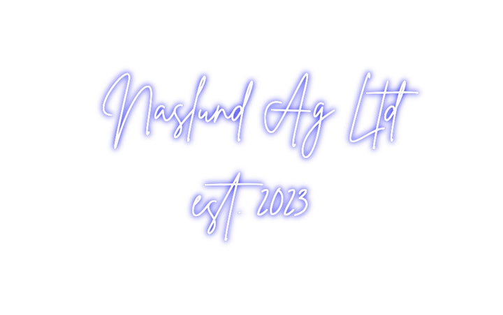 Create your Neon Sign Naslund Ag Lt...