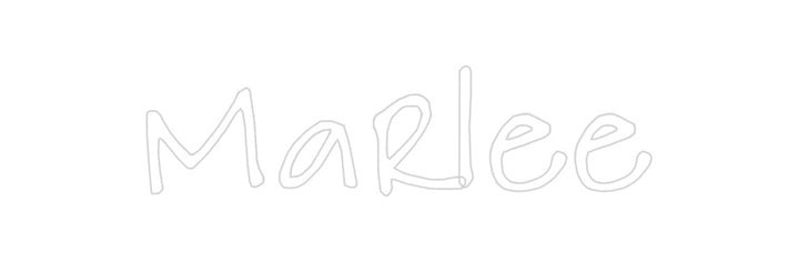 Create your Neon Sign Marlee
