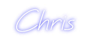 Create your Neon Sign Chris