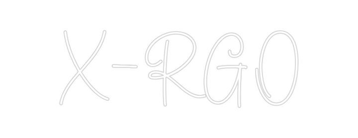 Create your Neon Sign X-RGO