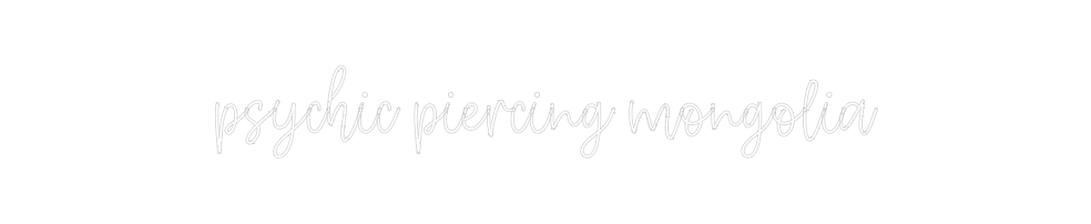Create your Neon Sign psychic pierc...