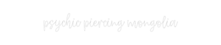Create your Neon Sign psychic pierc...