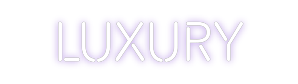 Create your Neon Sign Luxury