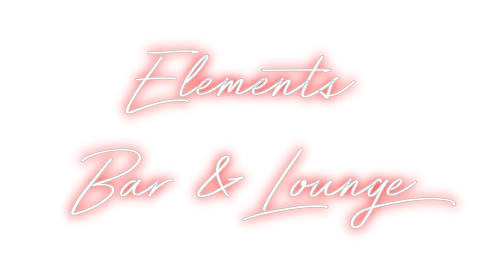 Create your Neon Sign Elements
Bar...