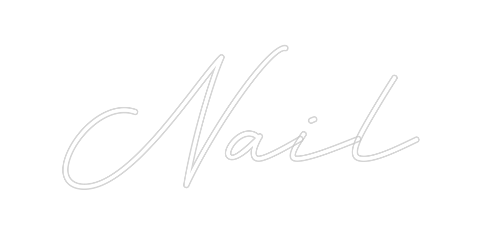 Create your Neon Sign Nail