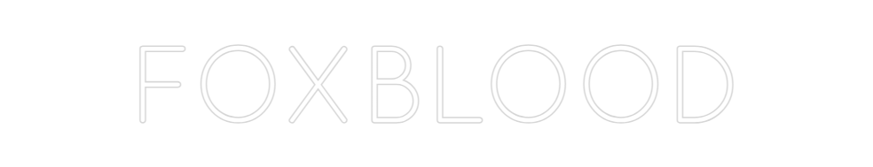 Create your Neon Sign FOXBLOOD