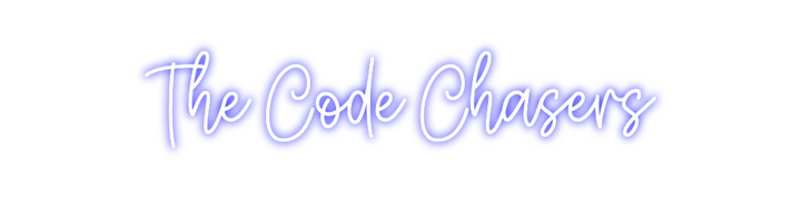 Create your Neon Sign The Code Chas...