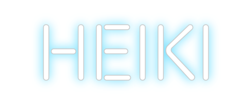 Create your Neon Sign HEIKI