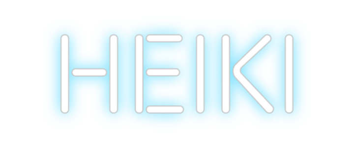 Create your Neon Sign HEIKI
