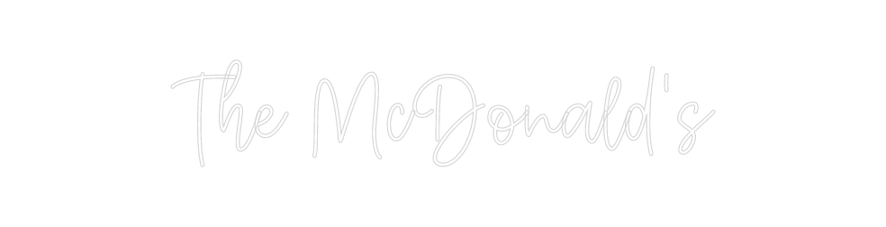 Create your Neon Sign The McDonald's