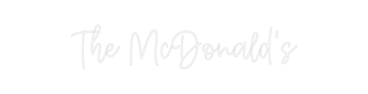 Create your Neon Sign The McDonald's
