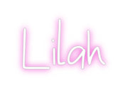 Create your Neon Sign Lilah
