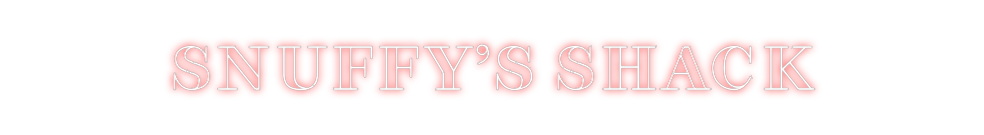 Create your Neon Sign SNUFFY’S SHACK