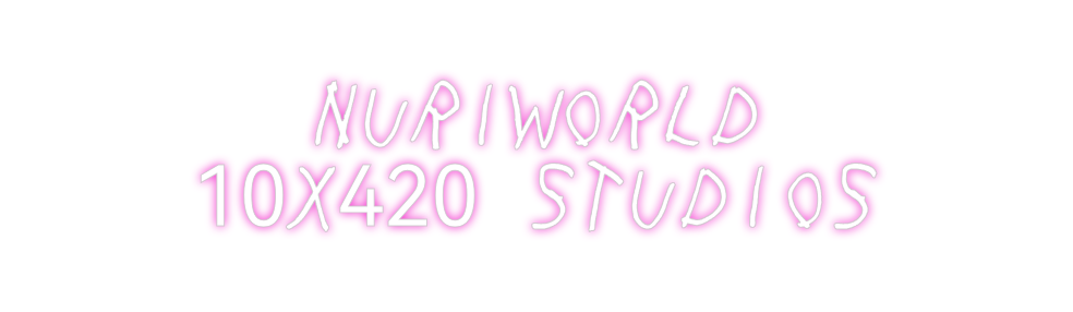 Create your Neon Sign NURIWORLD  
...