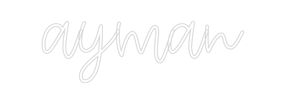 Create your Neon Sign ayman