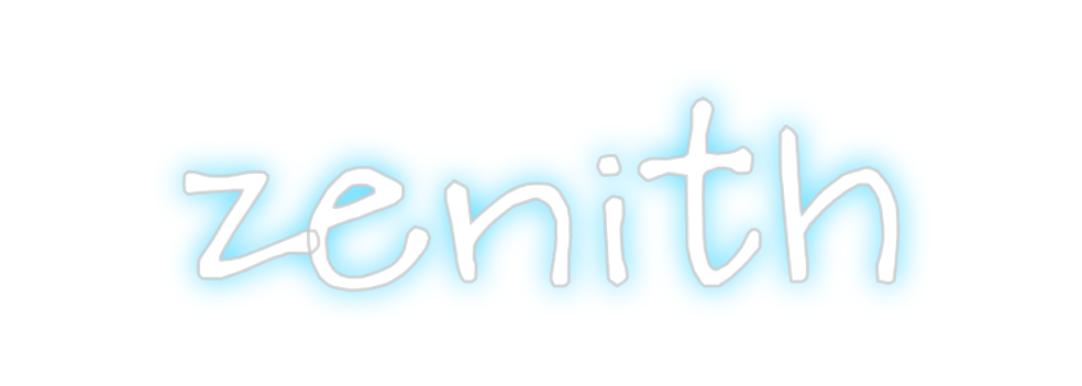 Create your Neon Sign zenith