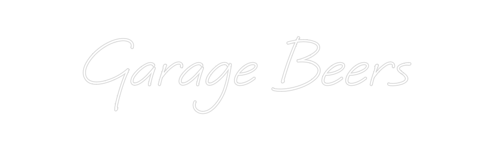 Create your Neon Sign Garage Beers