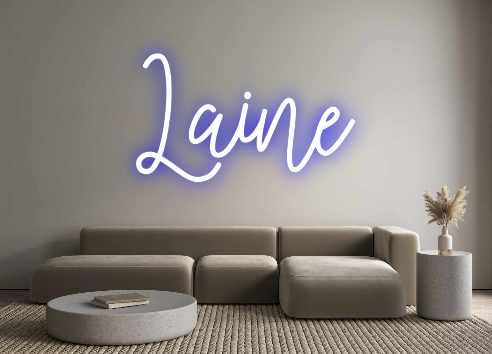 Create your Neon Sign Laine