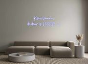 Create your Neon Sign Kom binnen, 
...