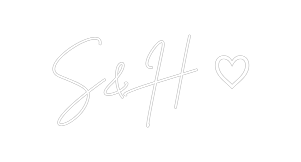 Create your Neon Sign S& H ♡