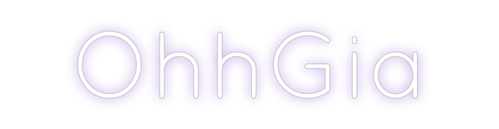 Create your Neon Sign OhhGia