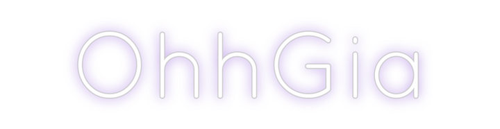 Create your Neon Sign OhhGia