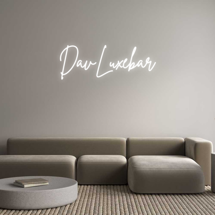 Create your Neon Sign DavLuxebar