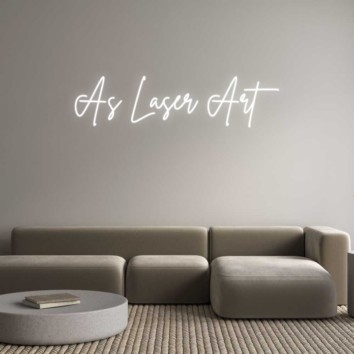 Create your Neon Sign As Laser Art