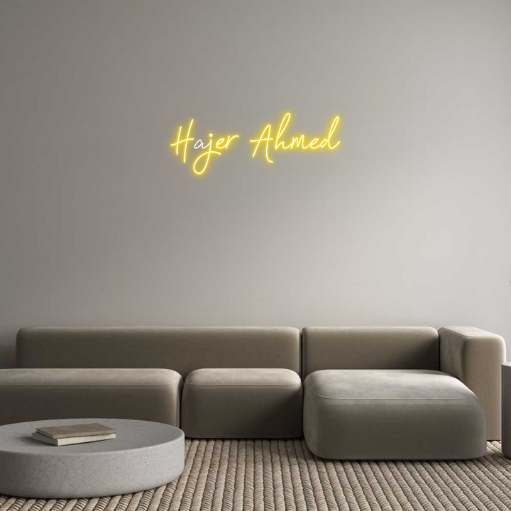 Create your Neon Sign Hajer Ahmed