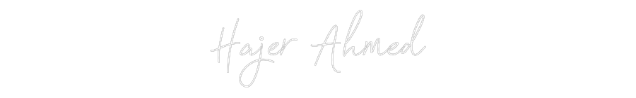 Create your Neon Sign Hajer Ahmed