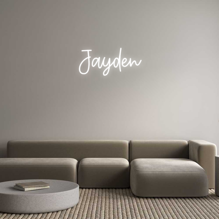 Create your Neon Sign Jayden
