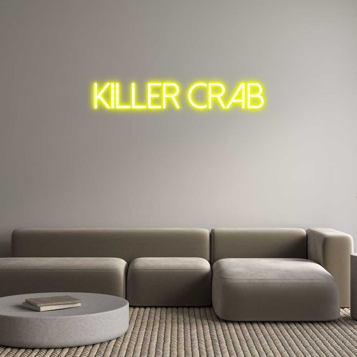 Create your Neon Sign Killer Crab