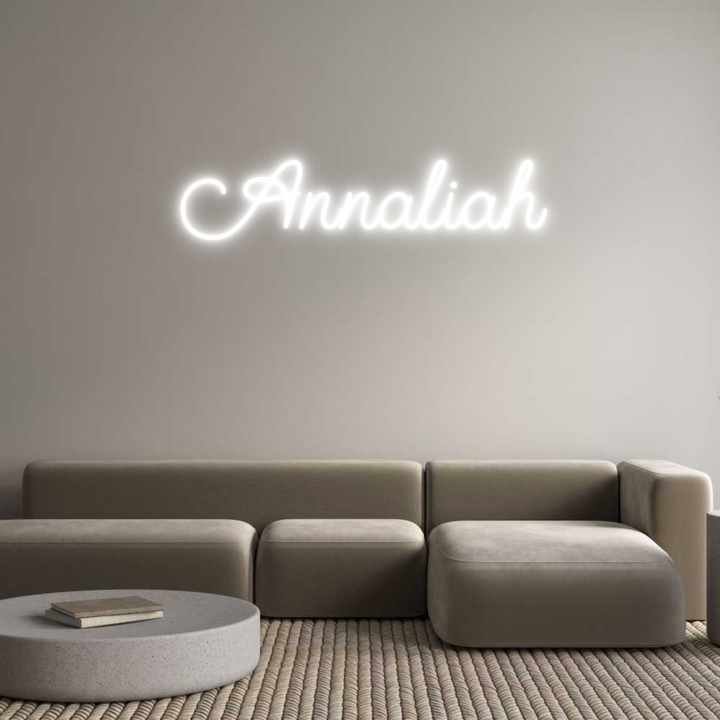 Create your Neon Sign Annaliah