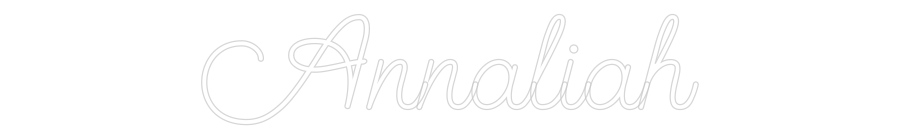 Create your Neon Sign Annaliah