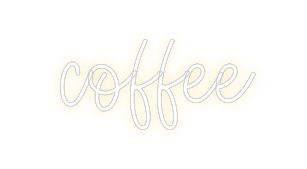 Create your Neon Sign coffee
